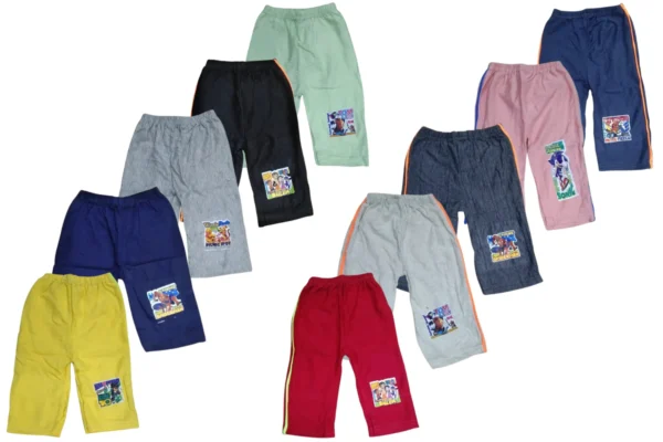 Girls Cotton Track Pant with Hem 10pk