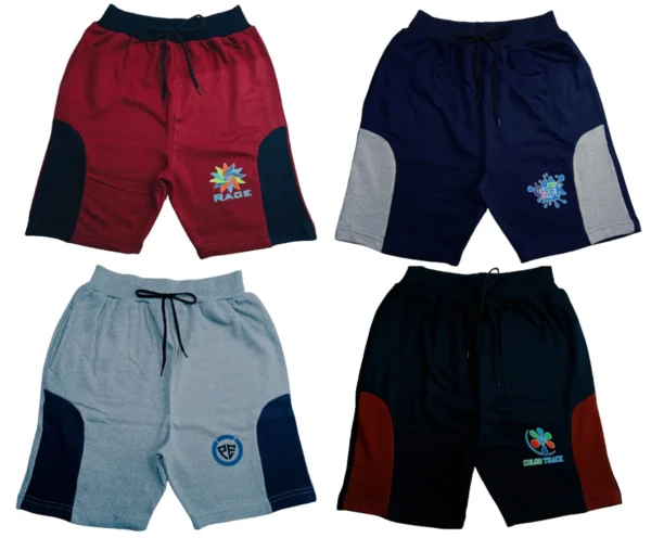 Cutiepie Trendy Boys Fancy Cotton Shorts with Pack of 4