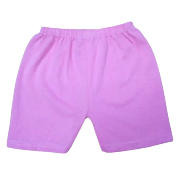 Laksima Kids' Essential Plain Cotton Shorts - Pack of 8 Basics (Random Colors Only) - Image 5