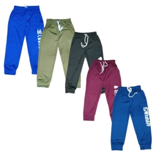 Tinkle Funky Kids Lycra Stretch Track Pant wth Pack of 5