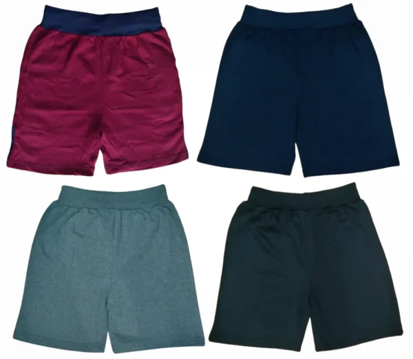 Cutiepie Trendy Boys Fancy Cotton Shorts with Pack of 4