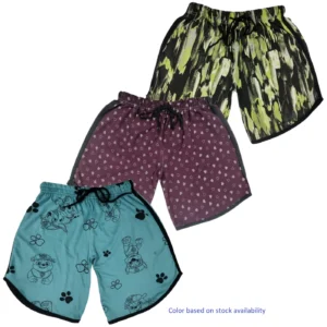 Girls Flower Shorts 3pk