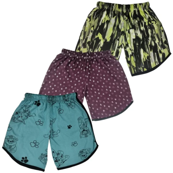 Girls Flower Shorts 3pk