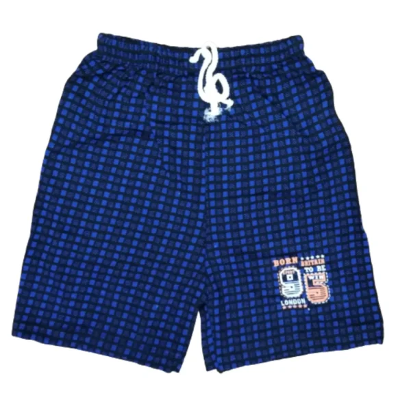 Pretty Classy Boys OE Checked Cotton Shorts with Pack of 5