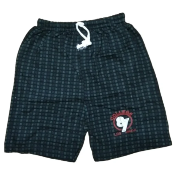 Pretty Classy Boys OE Checked Cotton Shorts with Pack of 5