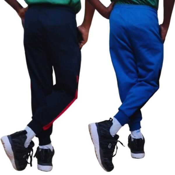 Laksima's Everyday Cotton Kids Track Pants with Practical Pocket Pack of 2 (Happy) - Image 4