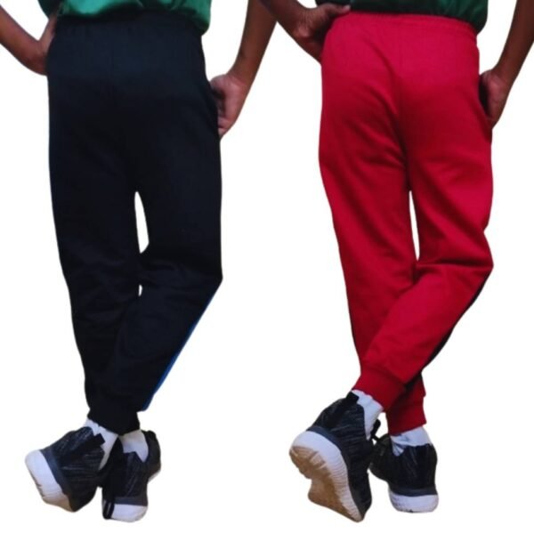 Laksima's Everyday Cotton Kids Track Pants with Practical Pocket Pack of 2 (Happy) - Image 7