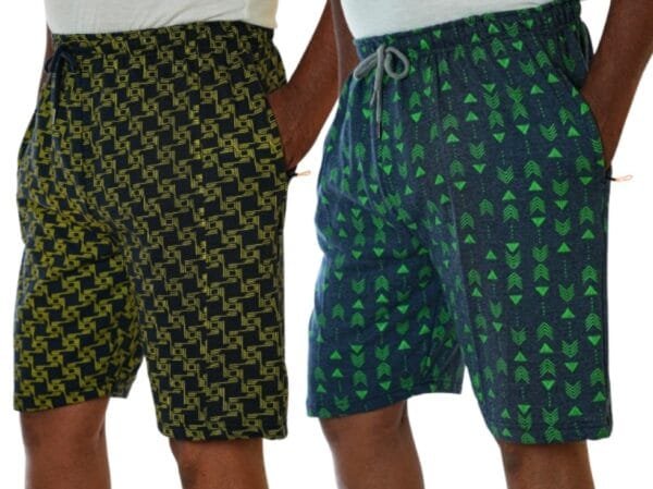 Men's Cotton Bermuda Shorts with Zipper Pockets & Adjustable Waist - Image 4
