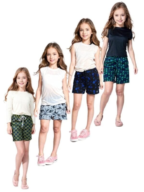 Playtime Essentials: Laksima Kids' Multi Color Printed Shorts - Pack of 4 - Image 2