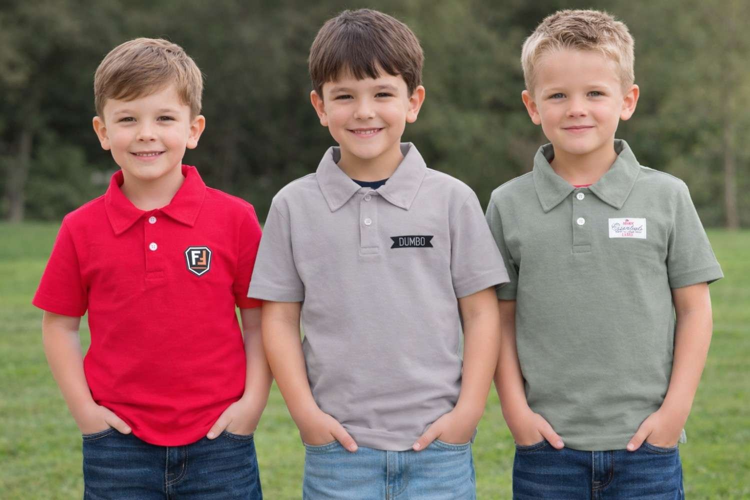 Classic Comfort: Laksima Boys' Polo T-Shirts with Pack of 3 - Image 3
